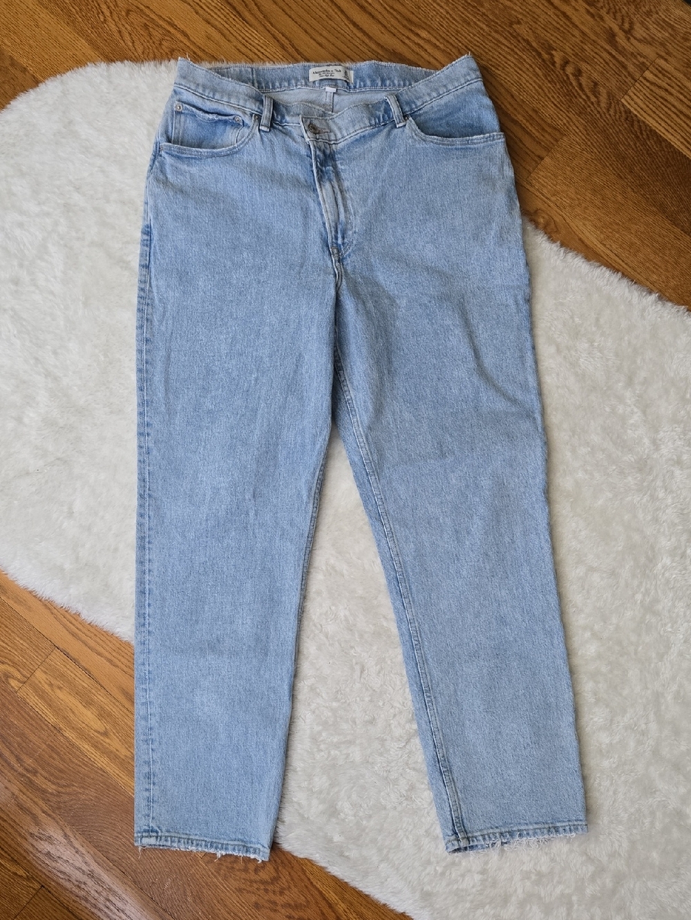 Abercrombie & Fitch 90s Straight Ultra High Rise Jeans, Womens 32/14R